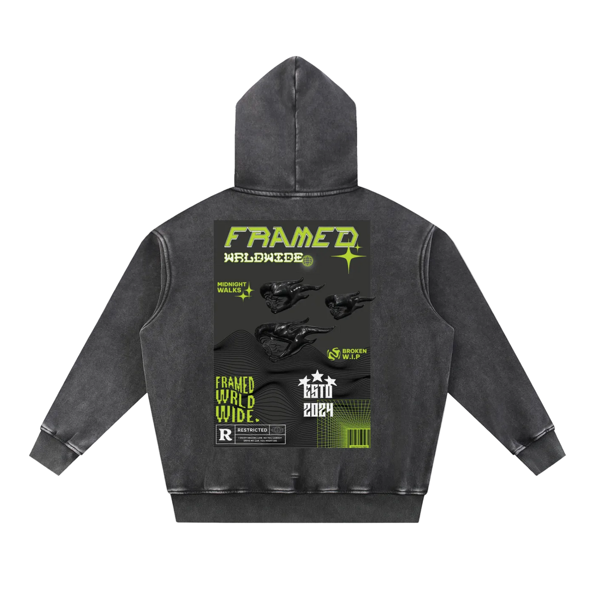 Acid Wash Hoodie