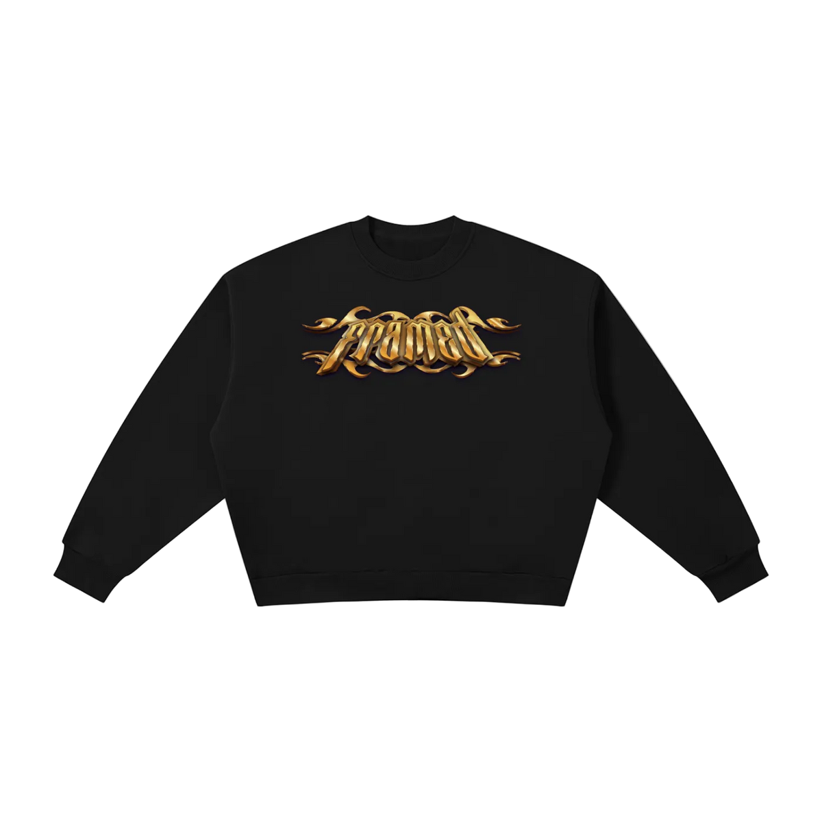 Premium Gold Tribal Fleece Crewneck