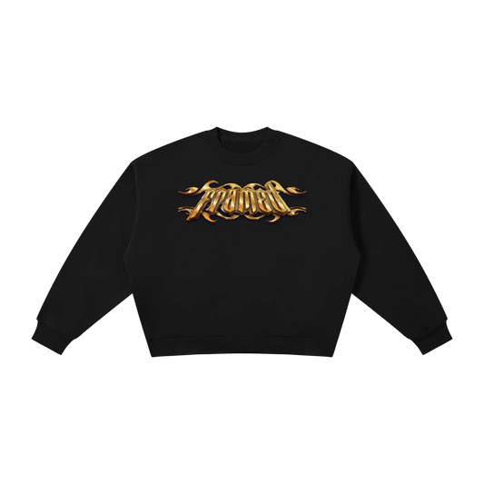 Premium Gold Tribal Fleece Crewneck
